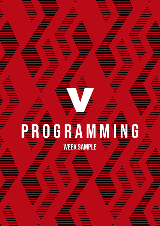 VASCULR Box Programming Workout Plan (Sample Week)